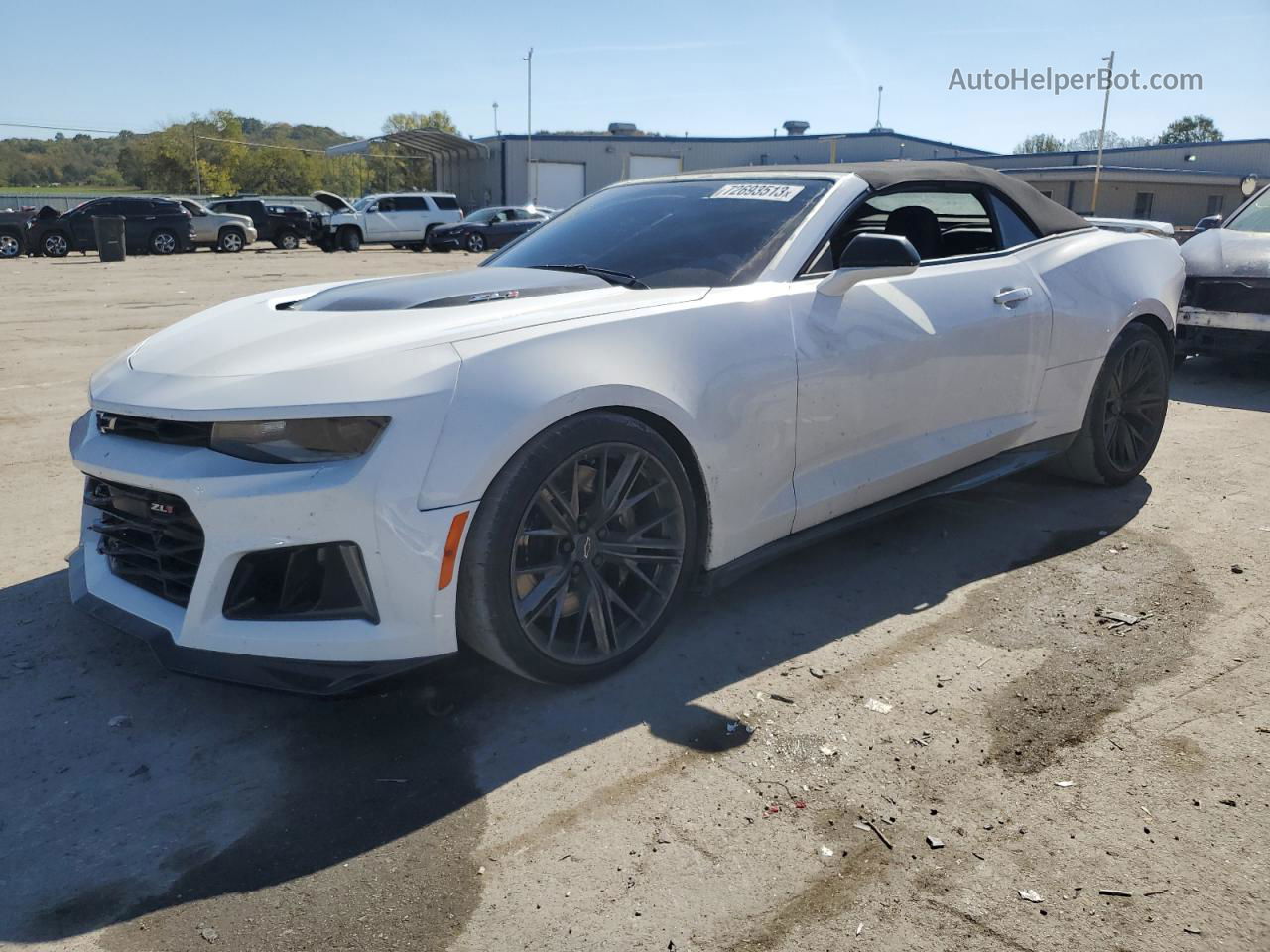 2020 Chevrolet Camaro Zl1 White vin: 1G1FK3D67L0126440