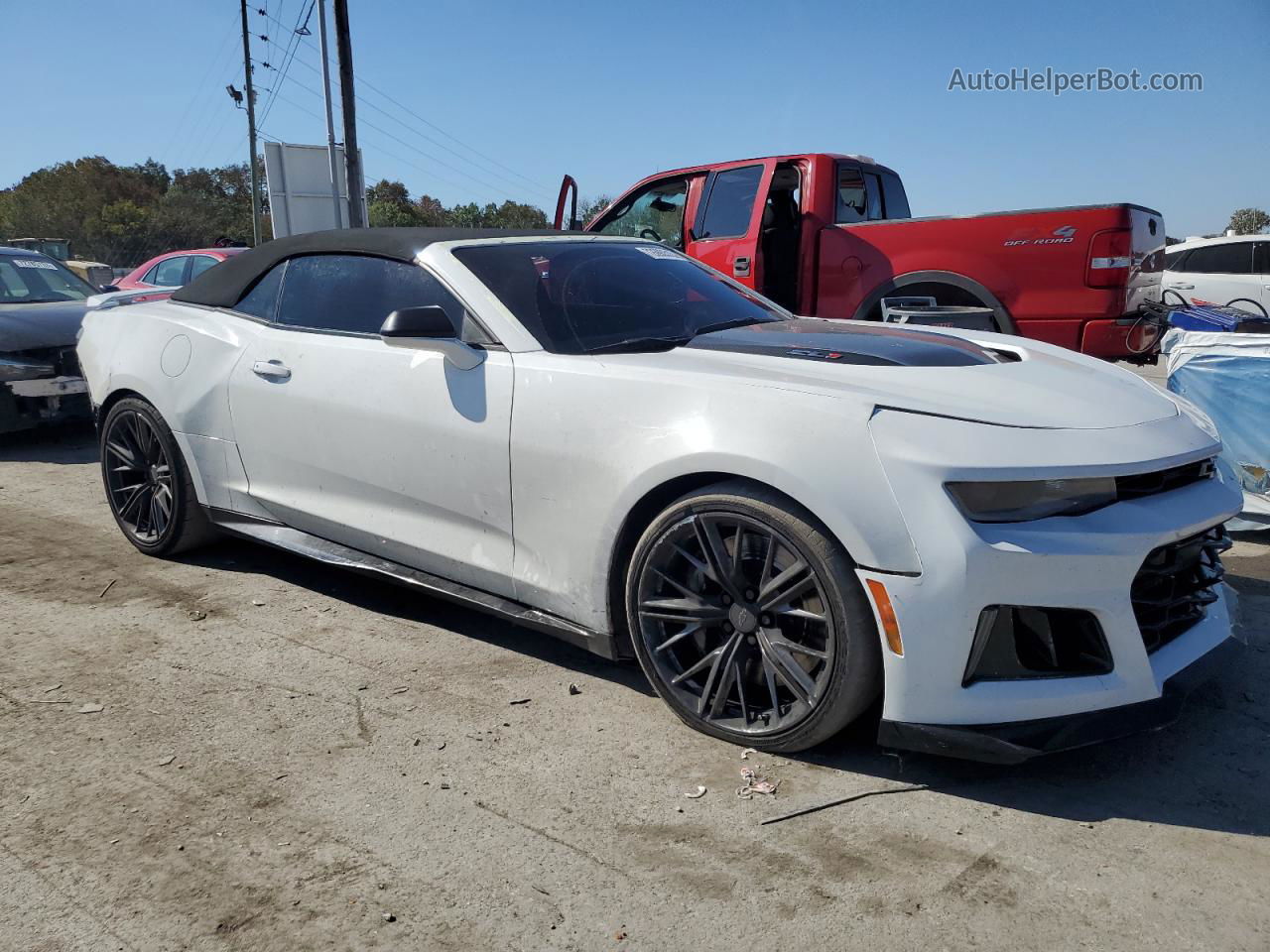 2020 Chevrolet Camaro Zl1 White vin: 1G1FK3D67L0126440