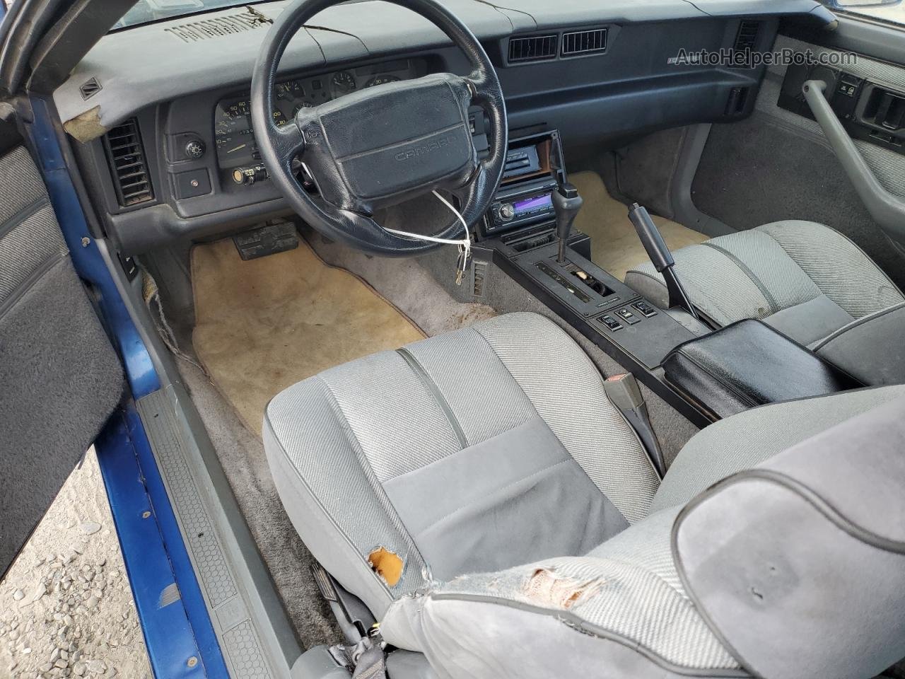 1991 Chevrolet Camaro Rs Blue vin: 1G1FP23E1ML111405