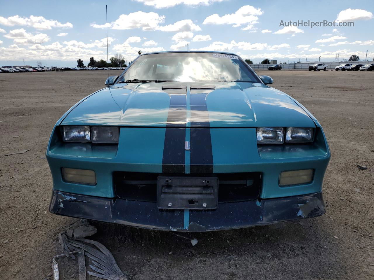 1991 Chevrolet Camaro Rs Turquoise vin: 1G1FP23E3ML165367