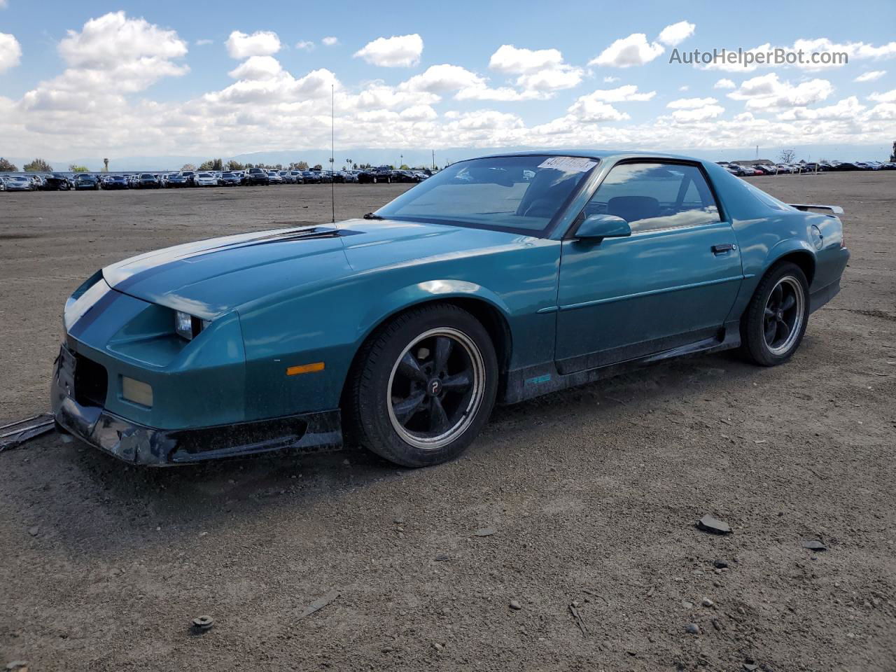 1991 Chevrolet Camaro Rs Turquoise vin: 1G1FP23E3ML165367