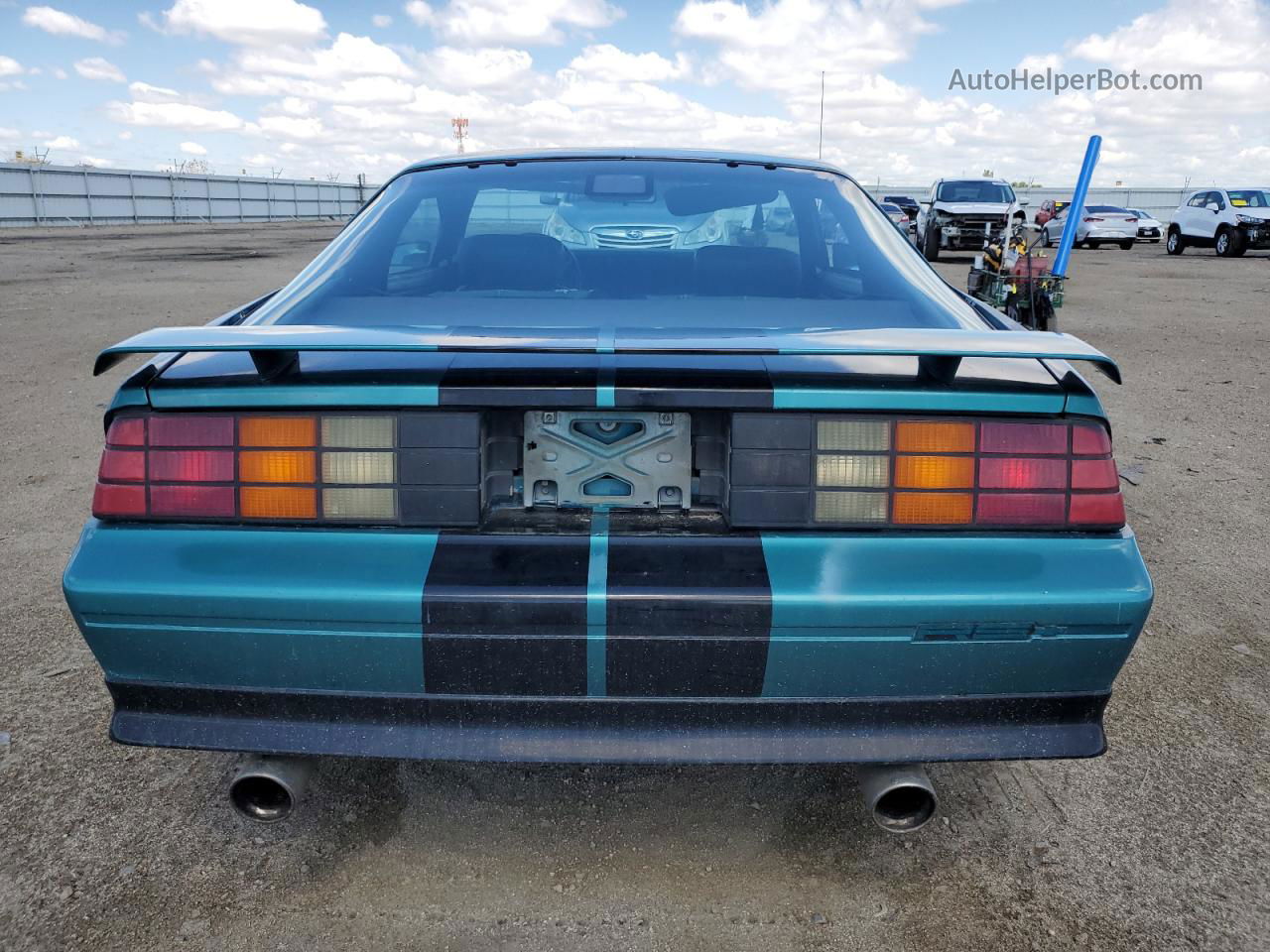 1991 Chevrolet Camaro Rs Бирюзовый vin: 1G1FP23E3ML165367