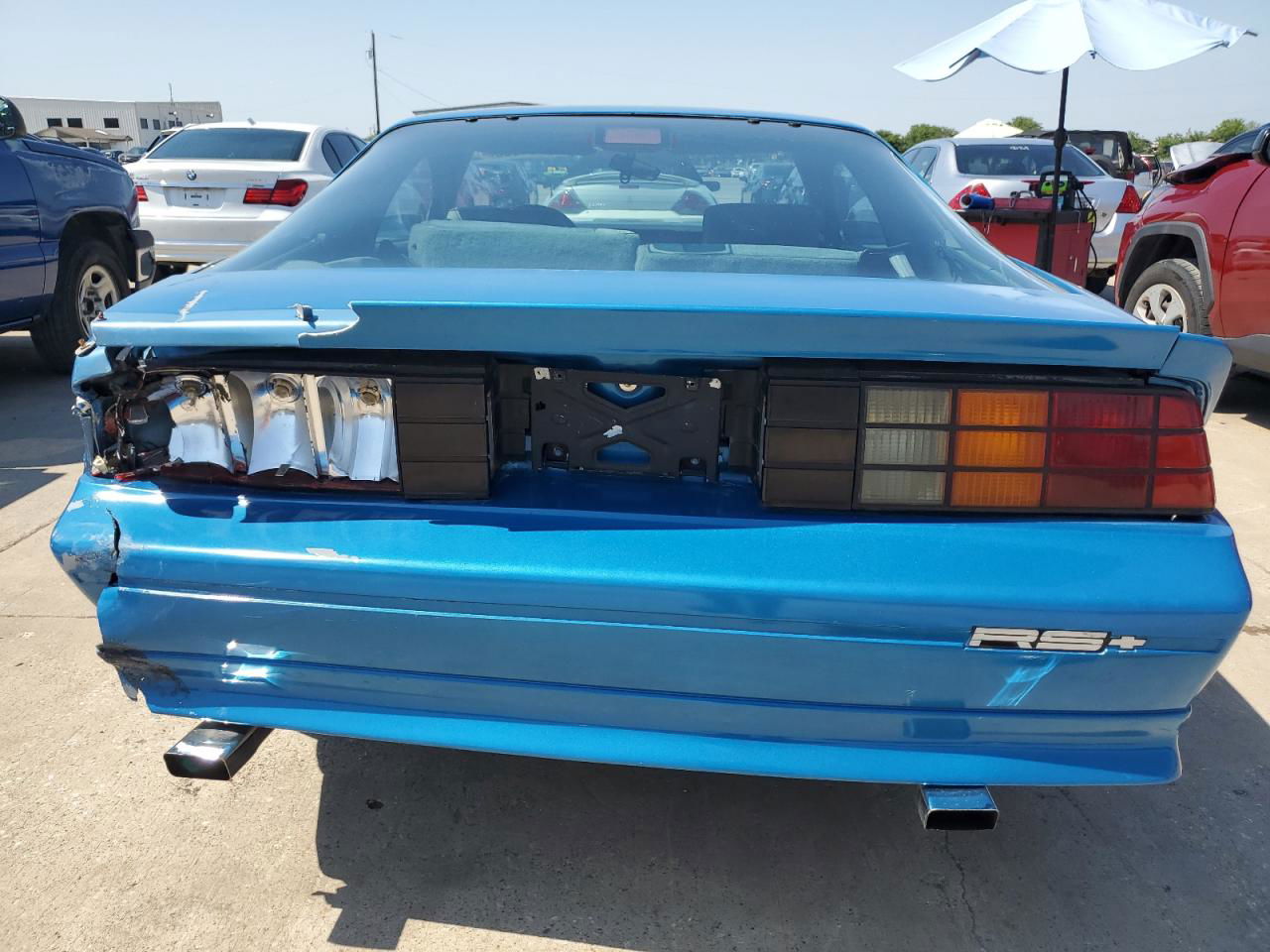 1991 Chevrolet Camaro Rs Blue vin: 1G1FP23E4ML123967