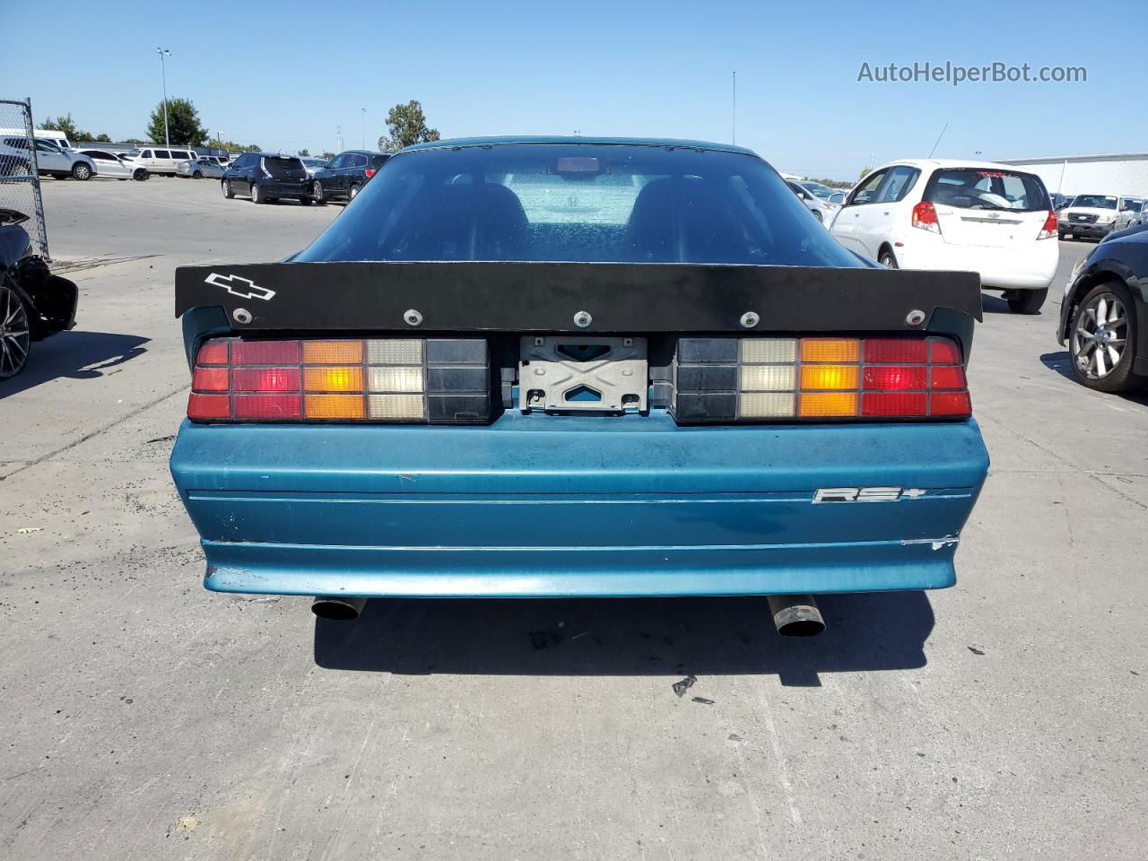 1991 Chevrolet Camaro Rs Green vin: 1G1FP23E4ML155706