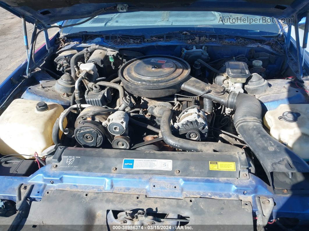 1991 Chevrolet Camaro Rs Blue vin: 1G1FP23E6ML129303