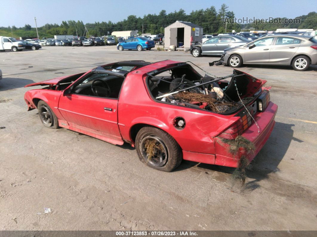 1991 Chevrolet Camaro Rs Red vin: 1G1FP23E8ML143087