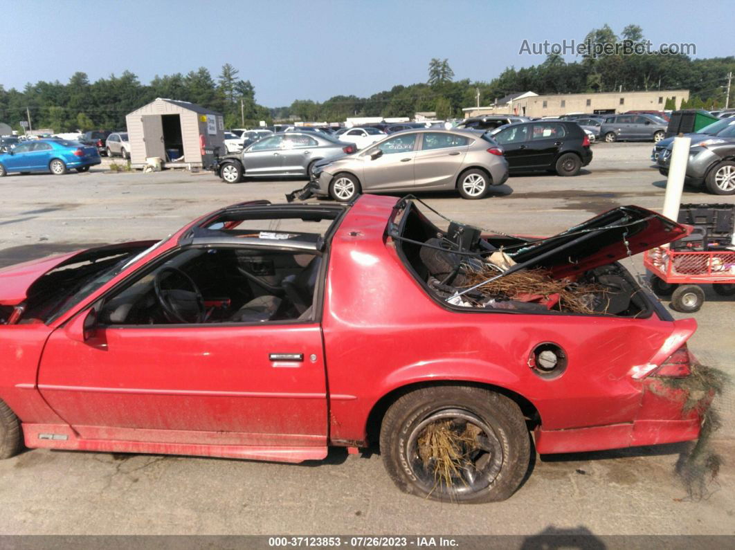 1991 Chevrolet Camaro Rs Red vin: 1G1FP23E8ML143087