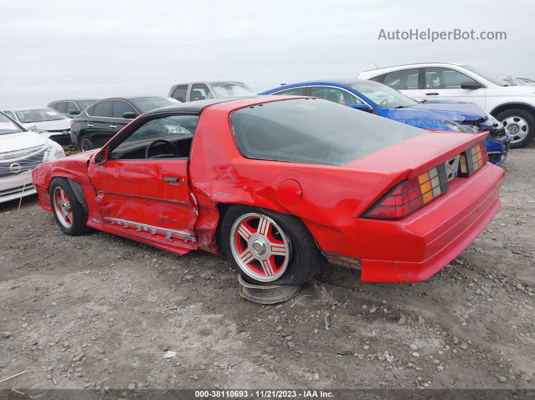 1991 Chevrolet Camaro Rs Red vin: 1G1FP23E8ML190345