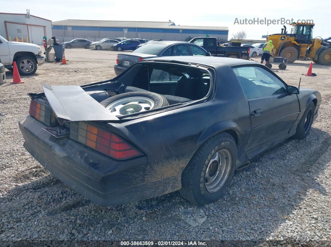 1991 Chevrolet Camaro Rs Black vin: 1G1FP23T1ML107014