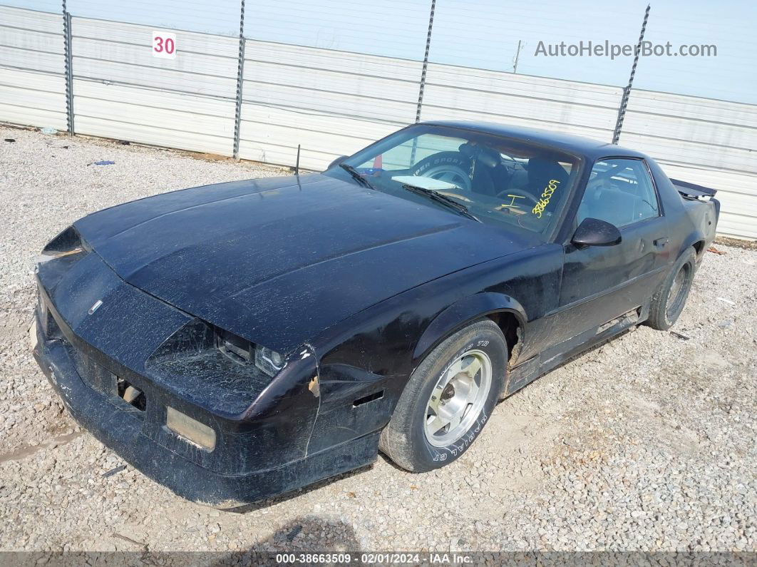 1991 Chevrolet Camaro Rs Black vin: 1G1FP23T1ML107014