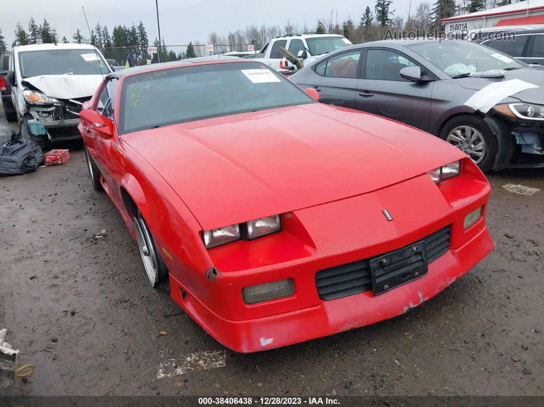 1991 Chevrolet Camaro Rs Red vin: 1G1FP23T8ML103705