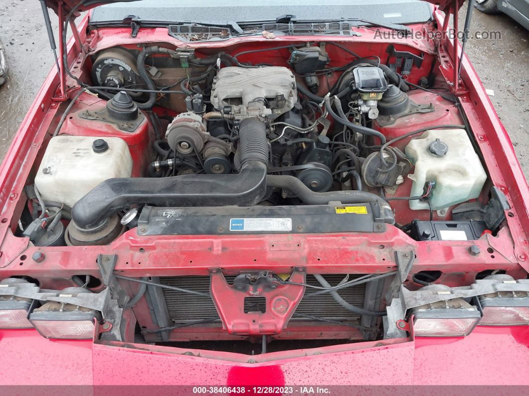 1991 Chevrolet Camaro Rs Red vin: 1G1FP23T8ML103705