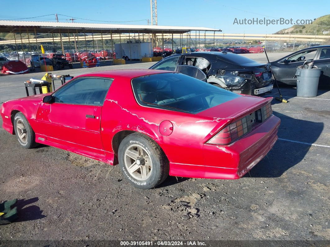 1991 Chevrolet Camaro Rs Red vin: 1G1FP23T8ML139684