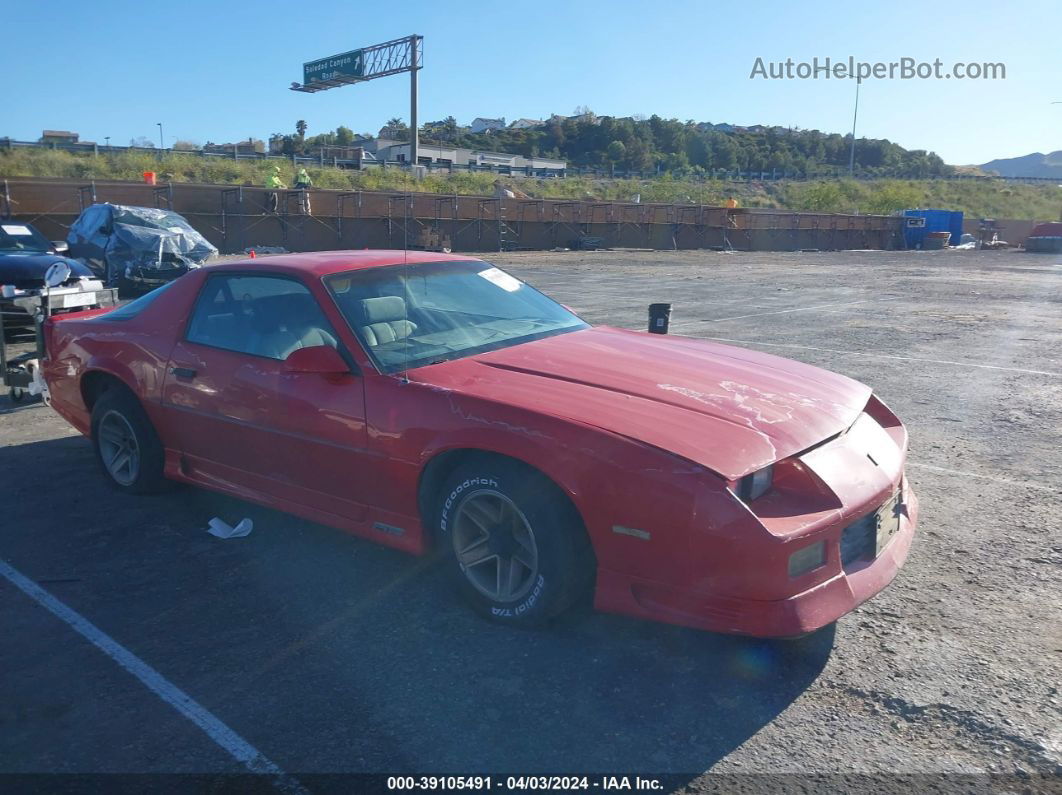 1991 Chevrolet Camaro Rs Red vin: 1G1FP23T8ML139684