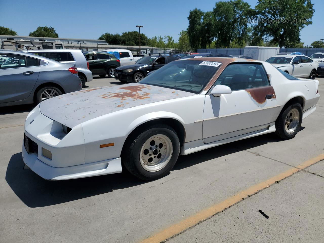 1991 Chevrolet Camaro Rs White vin: 1G1FP23T9ML199389