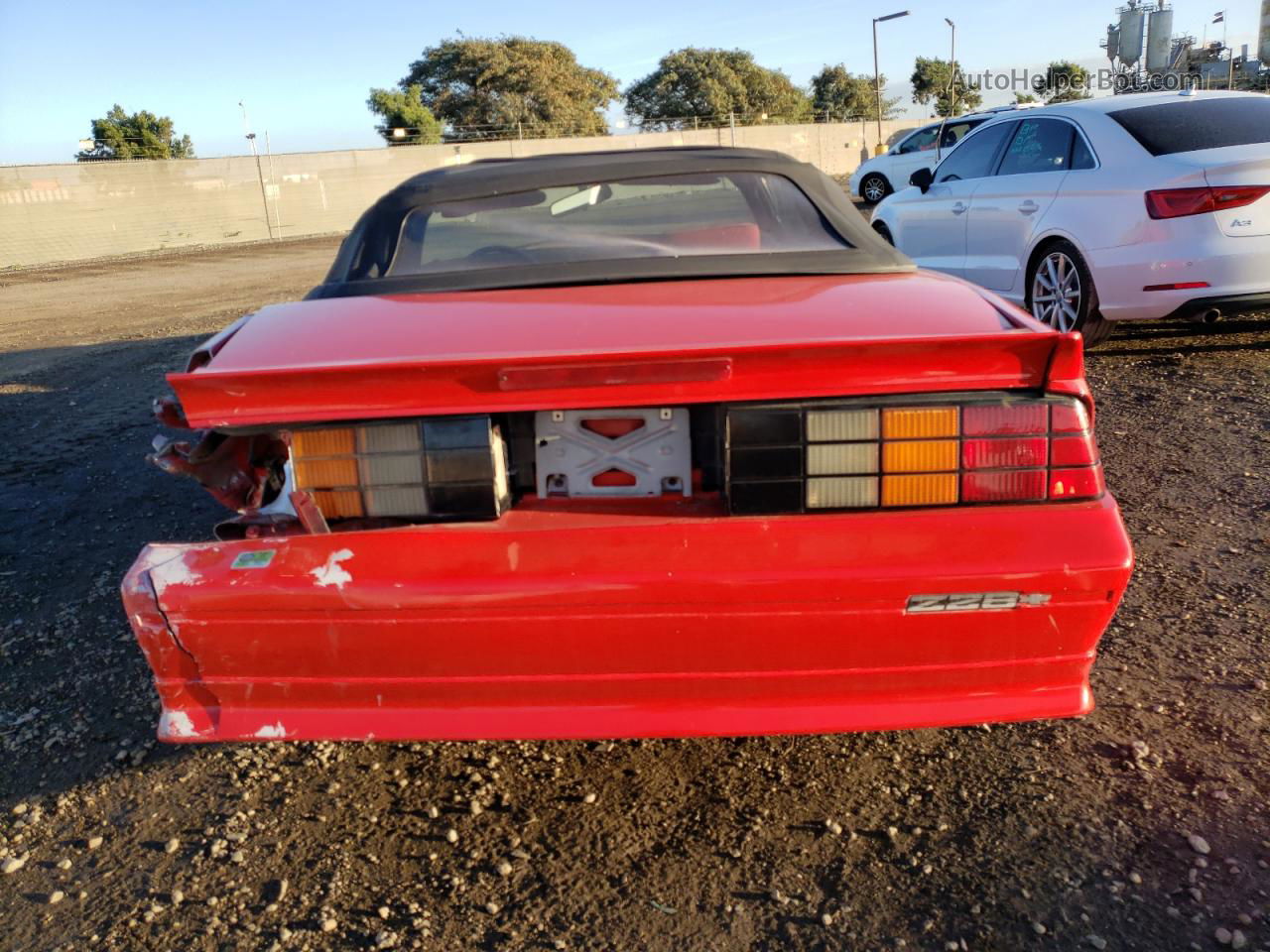 1991 Chevrolet Camaro Z28 Red vin: 1G1FP33F5ML185280