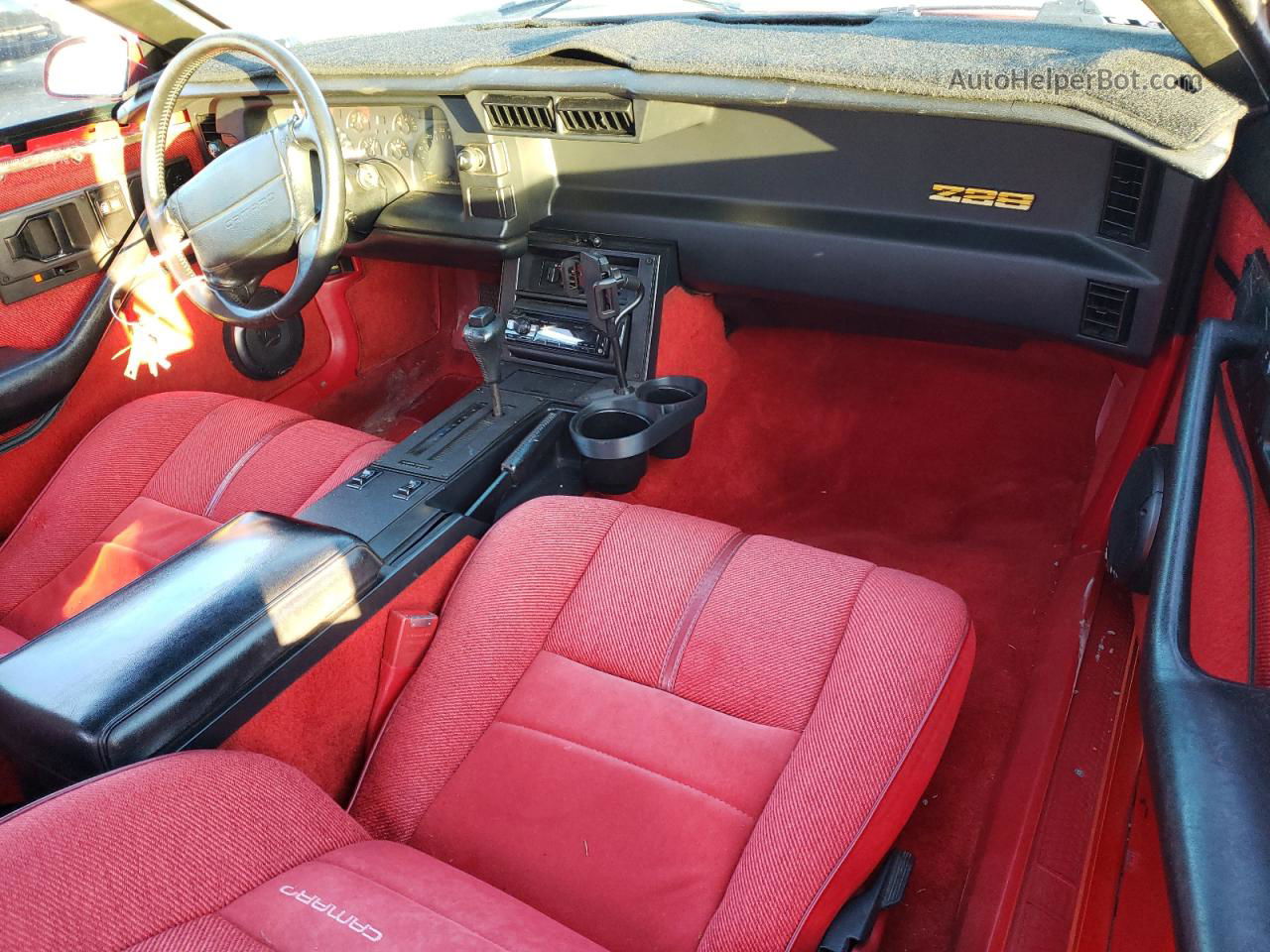 1991 Chevrolet Camaro Z28 Red vin: 1G1FP33F5ML185280