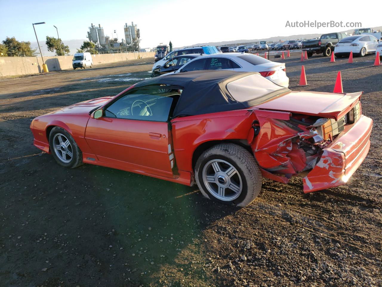 1991 Chevrolet Camaro Z28 Red vin: 1G1FP33F5ML185280