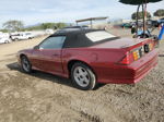 1991 Chevrolet Camaro Z28 Maroon vin: 1G1FP33F9ML143291