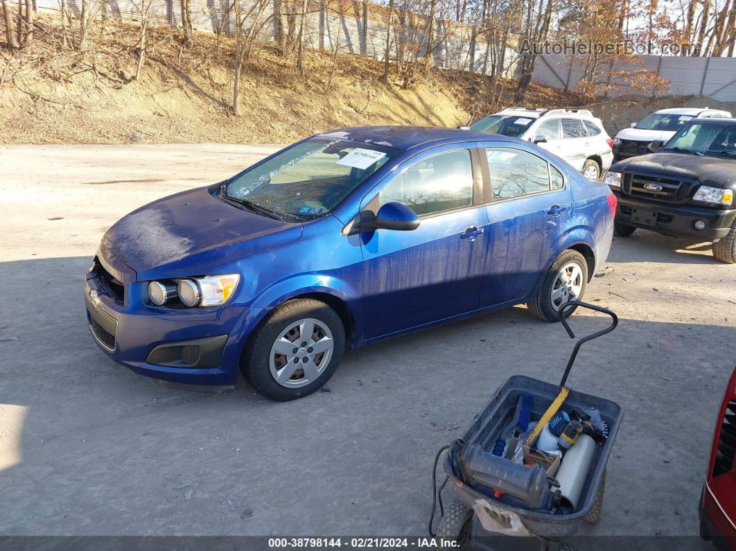 2013 Chevrolet Sonic Ls Auto Blue vin: 1G1JA5SG1D4194327