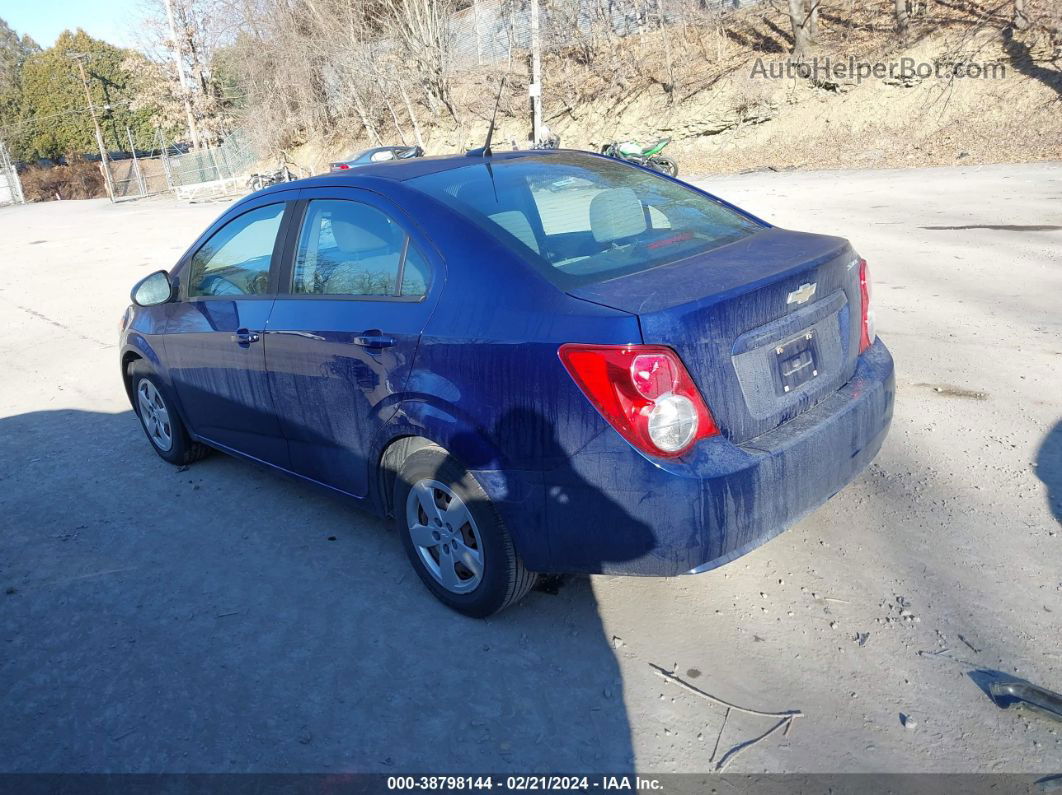 2013 Chevrolet Sonic Ls Auto Blue vin: 1G1JA5SG1D4194327