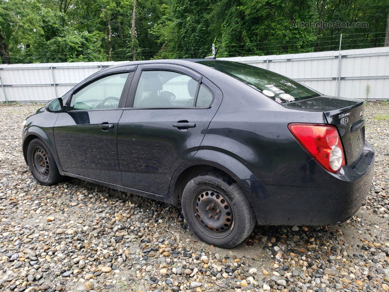 2013 Chevrolet Sonic Ls Black vin: 1G1JA5SG6D4208044