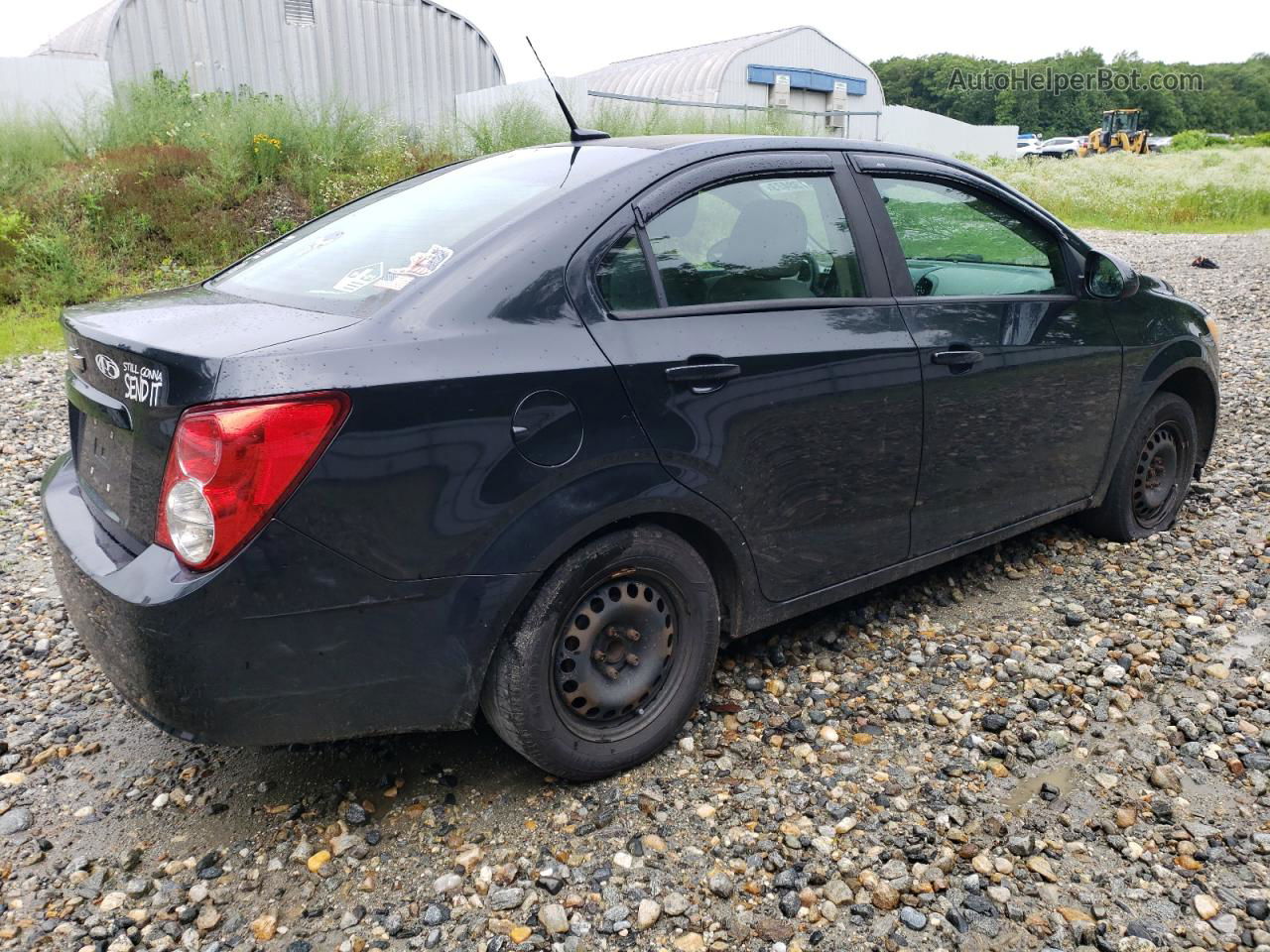 2013 Chevrolet Sonic Ls Black vin: 1G1JA5SG6D4208044