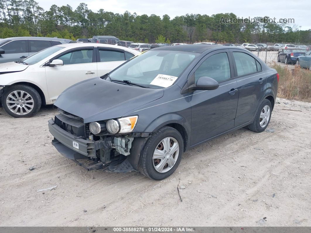 2013 Chevrolet Sonic Ls Auto Black vin: 1G1JA5SG7D4141003