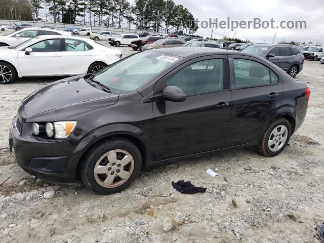 2013 Chevrolet Sonic Ls Black vin: 1G1JA5SG7D4241036