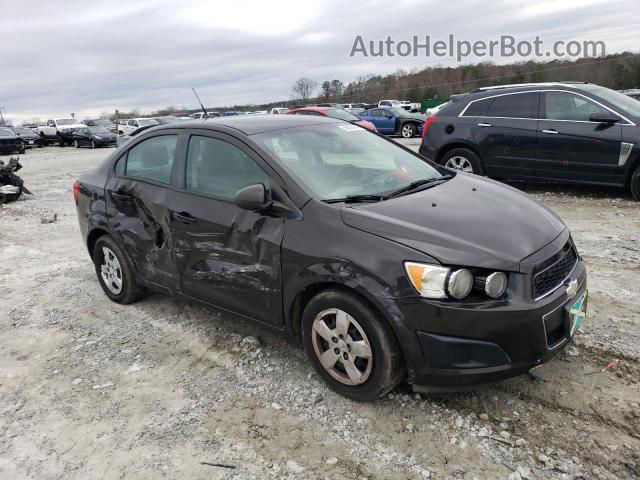 2013 Chevrolet Sonic Ls Black vin: 1G1JA5SG7D4241036