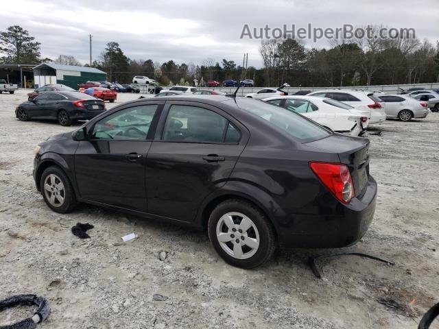 2013 Chevrolet Sonic Ls Black vin: 1G1JA5SG7D4241036