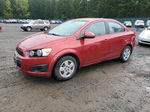 2013 Chevrolet Sonic Ls Red vin: 1G1JA5SG8D4157758