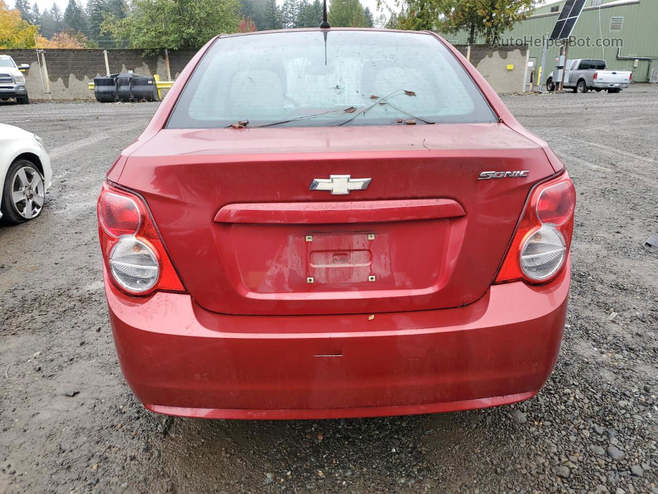 2013 Chevrolet Sonic Ls Red vin: 1G1JA5SG8D4157758