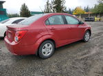 2013 Chevrolet Sonic Ls Red vin: 1G1JA5SG8D4157758