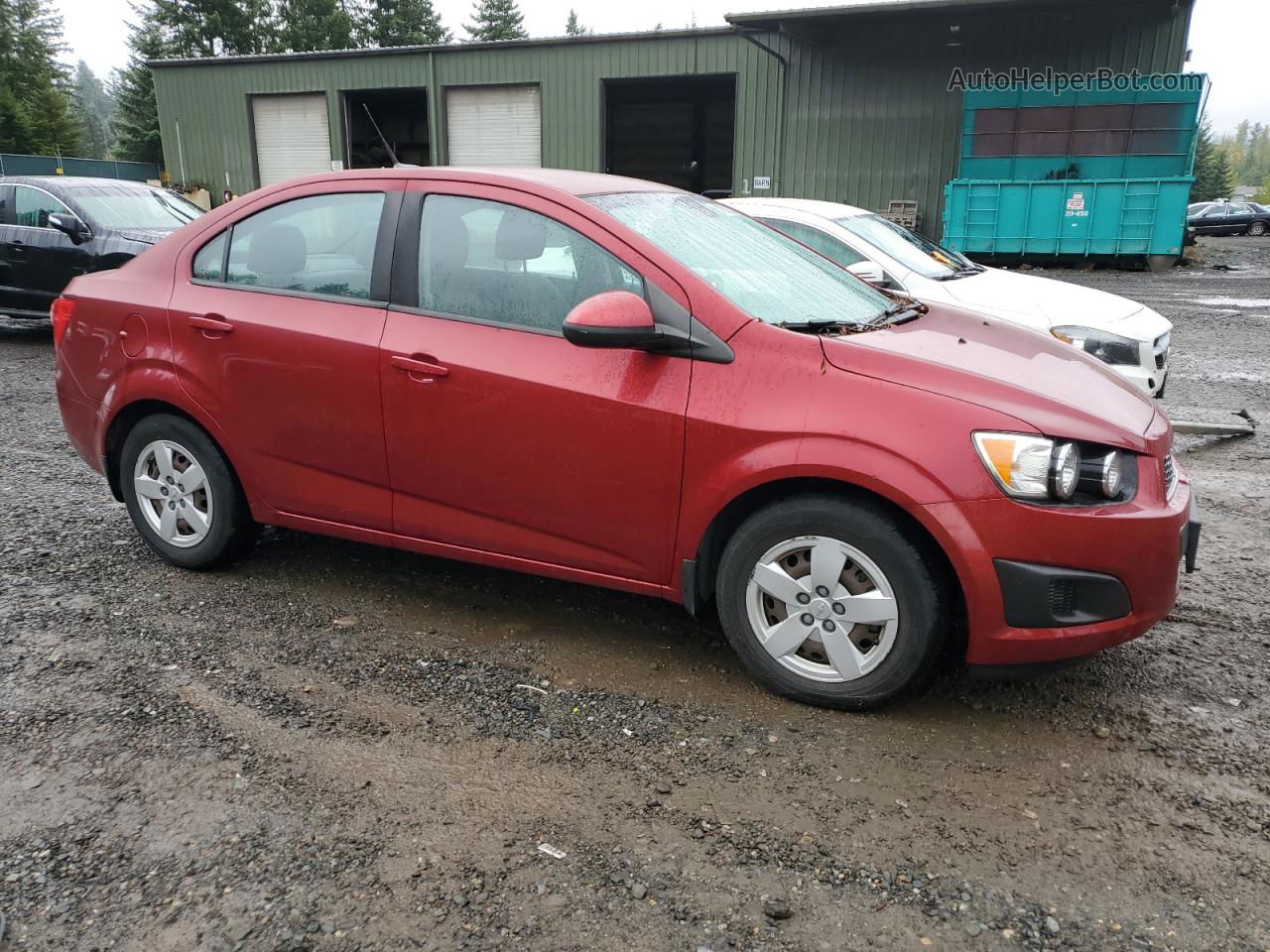 2013 Chevrolet Sonic Ls Red vin: 1G1JA5SG8D4157758