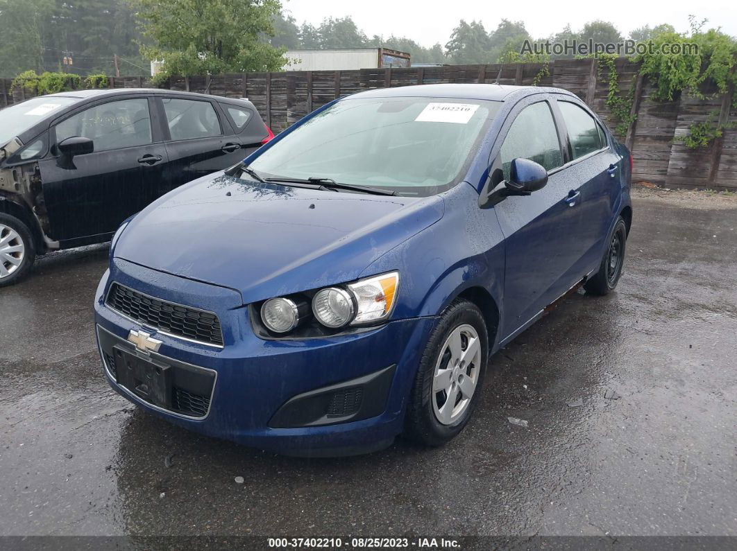 2013 Chevrolet Sonic Ls Blue vin: 1G1JA5SG8D4243068