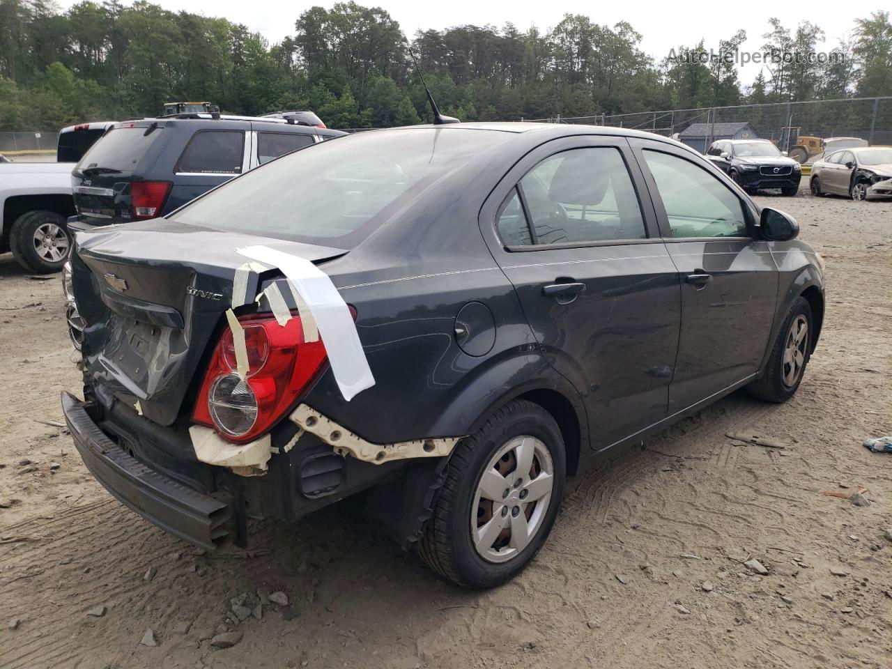 2014 Chevrolet Sonic Ls Gray vin: 1G1JA5SG8E4118766