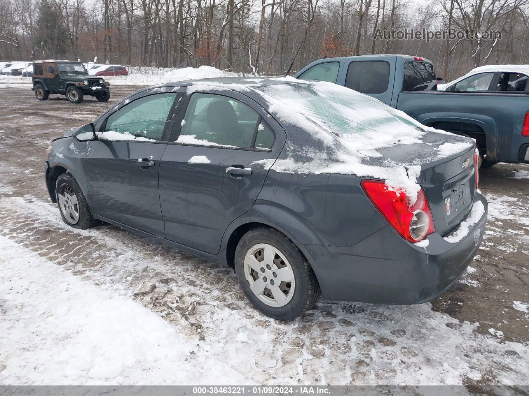 2013 Chevrolet Sonic Ls Auto Gray vin: 1G1JA5SGXD4124874