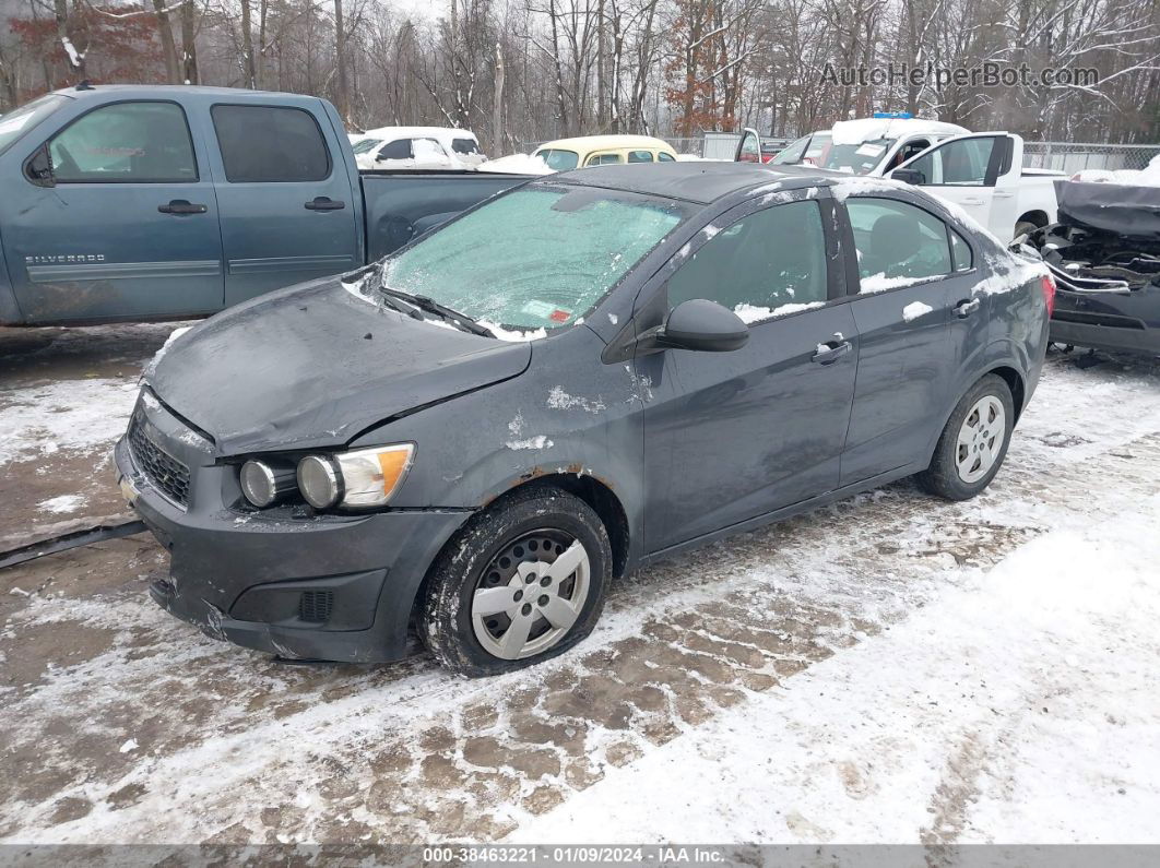 2013 Chevrolet Sonic Ls Auto Серый vin: 1G1JA5SGXD4124874