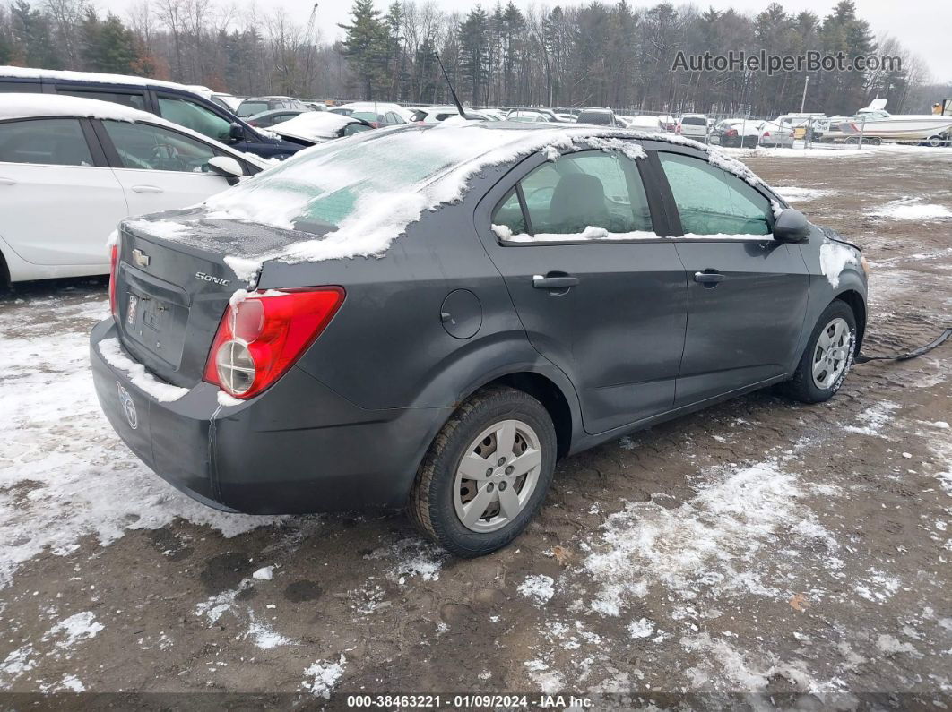 2013 Chevrolet Sonic Ls Auto Серый vin: 1G1JA5SGXD4124874