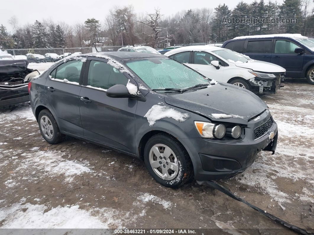 2013 Chevrolet Sonic Ls Auto Серый vin: 1G1JA5SGXD4124874