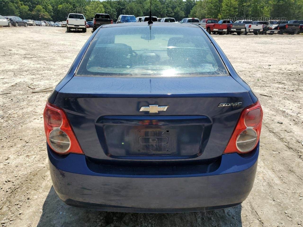 2013 Chevrolet Sonic Ls Синий vin: 1G1JA5SH0D4100835