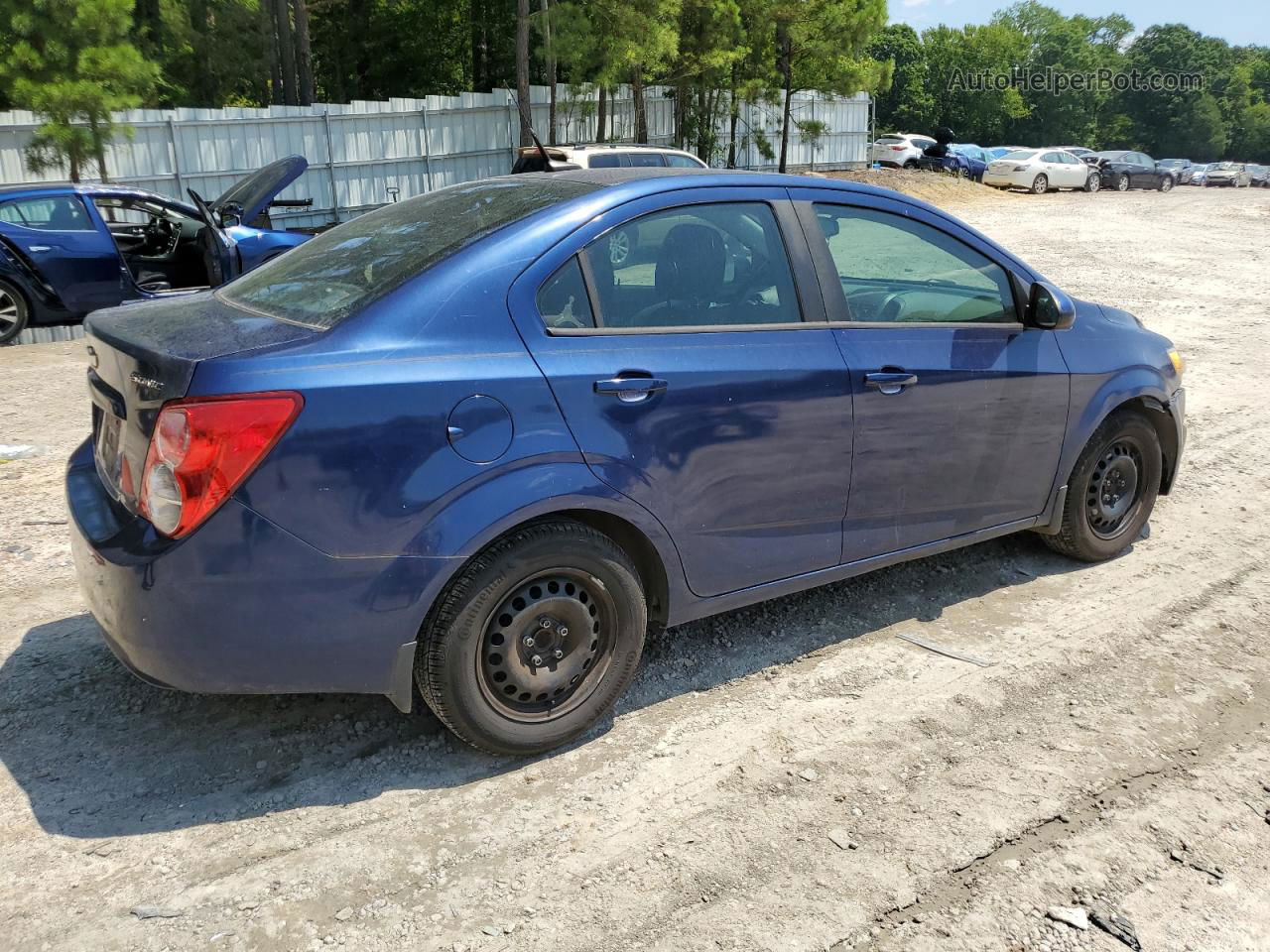 2013 Chevrolet Sonic Ls Blue vin: 1G1JA5SH0D4100835