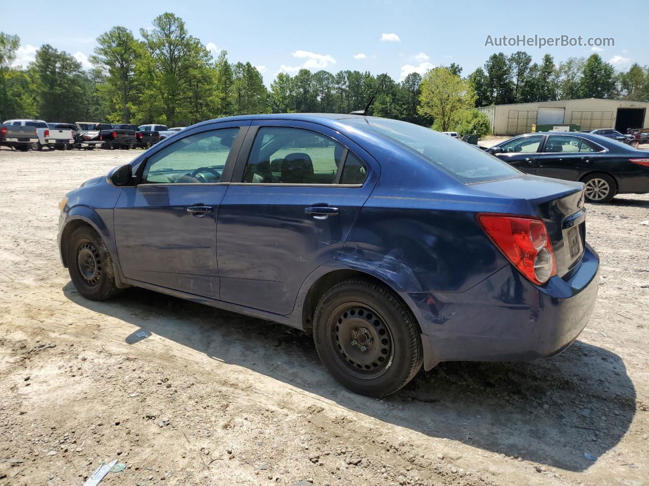 2013 Chevrolet Sonic Ls Blue vin: 1G1JA5SH0D4100835