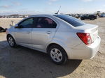 2013 Chevrolet Sonic Ls Silver vin: 1G1JA5SH0D4150084