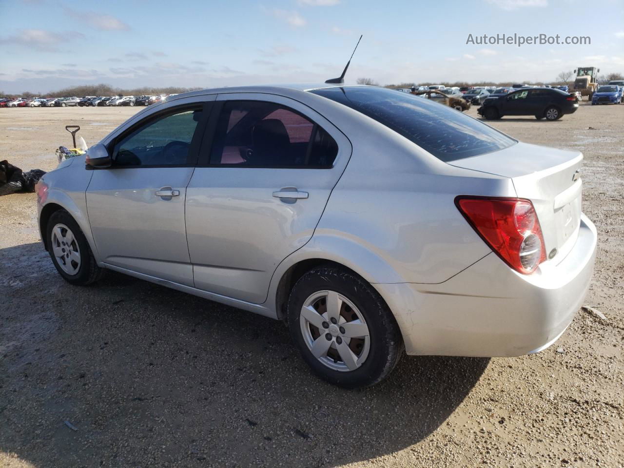 2013 Chevrolet Sonic Ls Silver vin: 1G1JA5SH0D4150084