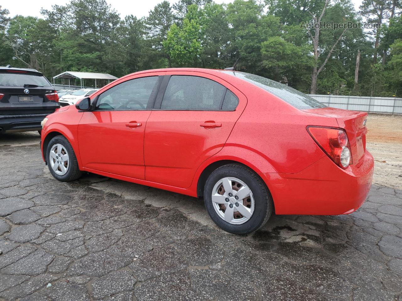 2014 Chevrolet Sonic Ls Red vin: 1G1JA5SH0E4134291