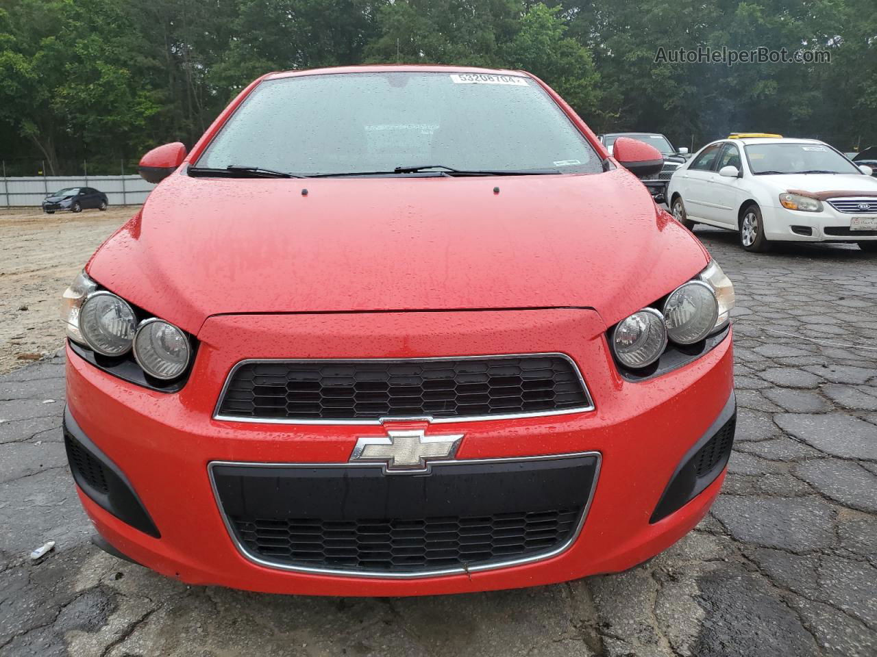 2014 Chevrolet Sonic Ls Red vin: 1G1JA5SH0E4134291