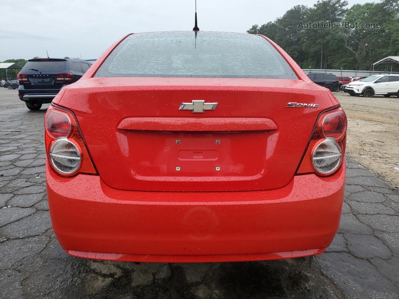 2014 Chevrolet Sonic Ls Red vin: 1G1JA5SH0E4134291