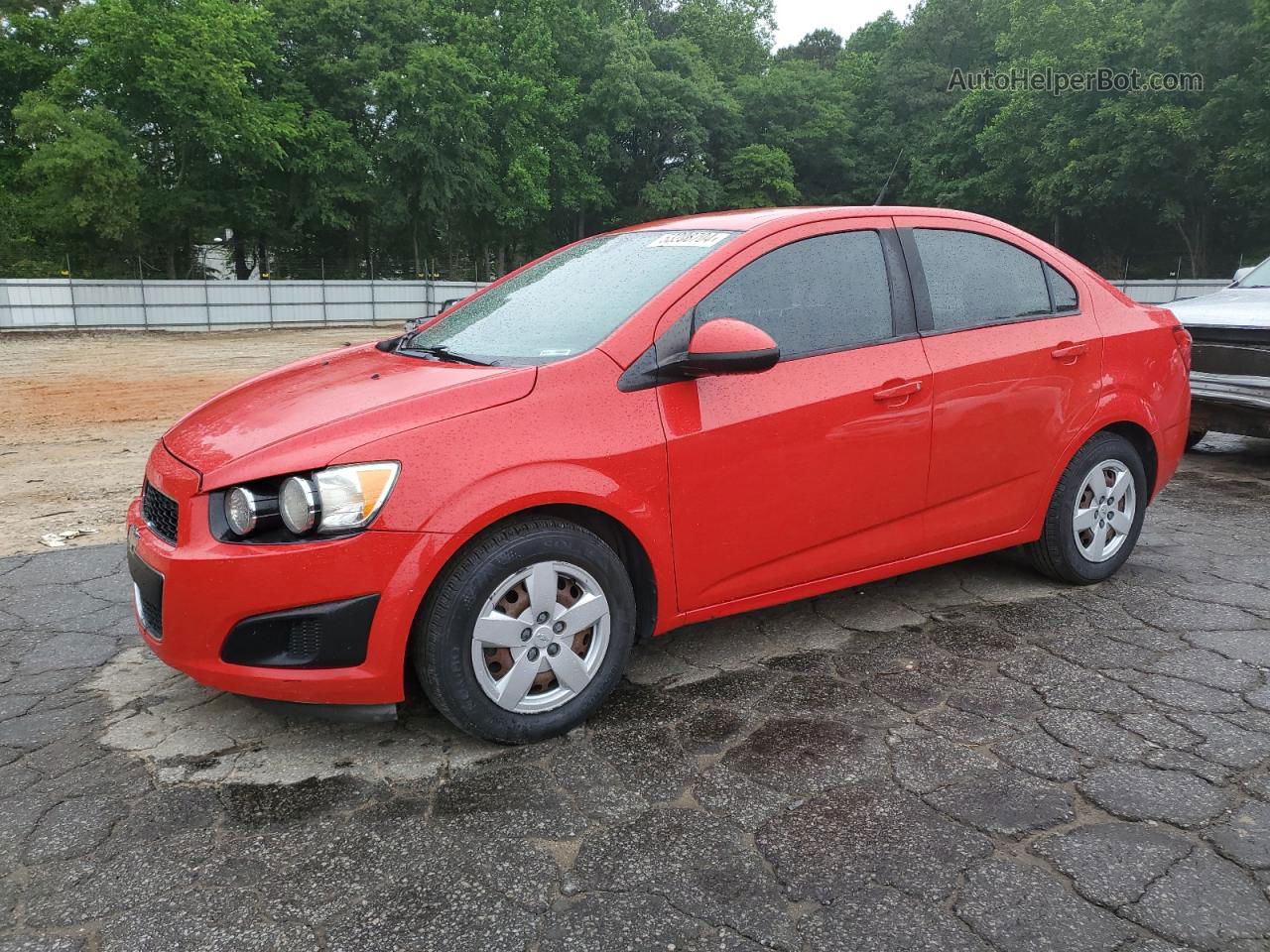 2014 Chevrolet Sonic Ls Red vin: 1G1JA5SH0E4134291